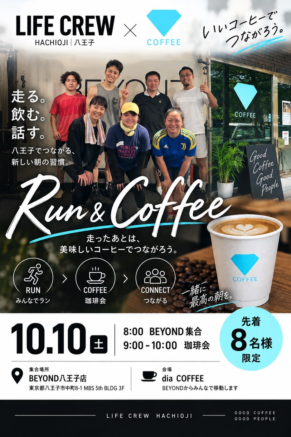 Run & Coffee を開催しました